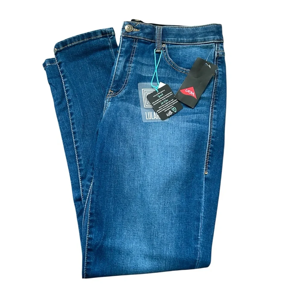 LuLaRoe Skinny Fit Regular Wash Jeans Women’s US Sz 30 NWT - Picture 2 of 8